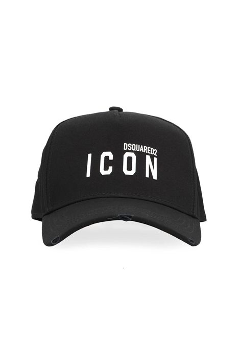 Cappello Dsquared2 uomo BCM041305C07995M063 nero mini icon DSQUARED | Cappelli | BCM041305C07995M063