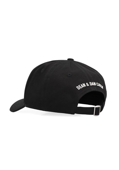 Cappello Dsquared2 uomo BCM041305C07995M063 nero mini icon DSQUARED | Cappelli | BCM041305C07995M063